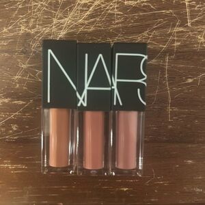 3 brand new Nars cosmetics lip set (matte)